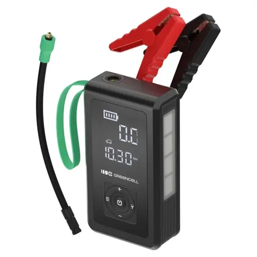 Green Cell CJSGC03 nešiojamasis įkroviklis Ličio-jonų (Li-Ion) 8000 mAh Juoda, Šviesiai žalia