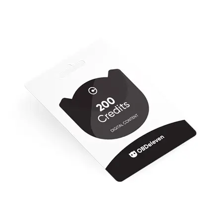 OBDeleven 200 Credits Card