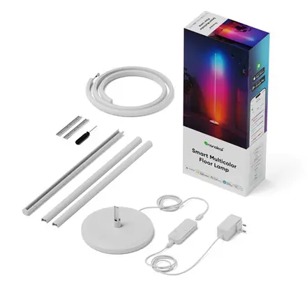 Nanoleaf Floor Lamp Smart Matter WiFi 1700Lm RGBW, White
