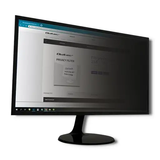 Qoltec 51064 ekrano privatumo filtras 68,6 cm (27")