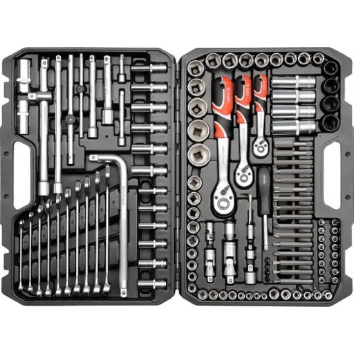 Yato YT-38872 mechanikos įrankių komplektas 128 įrankiai(ių)