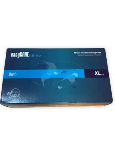 Mėlynos nitrilo pirštinės Zarys EasyCare Nitrile Blue (XL - 100vnt.)