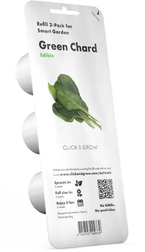 Click & Grow Smart Garden refill Green Chard 3pcs