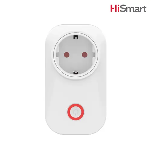 HiSmart išmanusis kištukinis lizdas su nuotoliniu įjungimo/išjungimo mygtuku