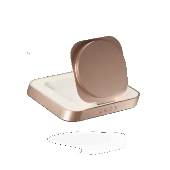 ZENS MAGNETIC NIGHTSTAND CHARGER COPPER