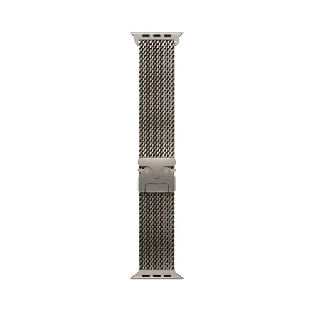 49mm Natural Titanium Milanese Loop - Large