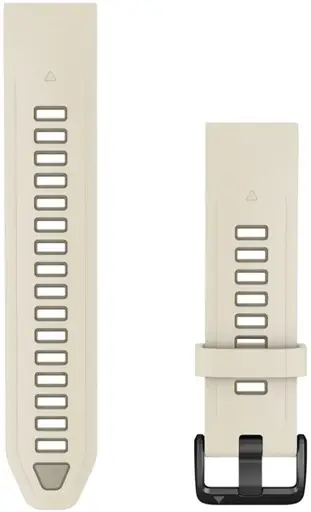 Garmin watch strap QuickFit 20mm fenix 9 Pro, cream/french grey