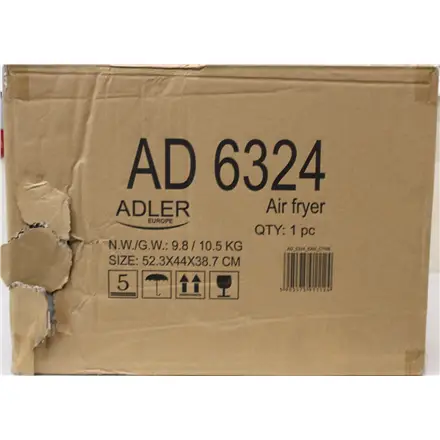 SALE OUT. ADLER AD 6324 Dual Air Fryer Oven, 11 L