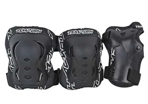 Tempish FID 3 set of protectors knees elbows wrists Black Size XL