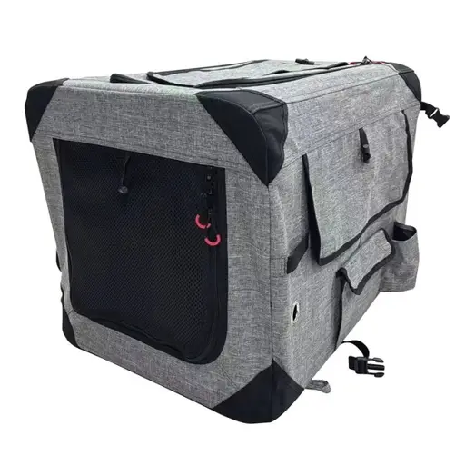 ZOLUX Nomad L – medžiaginis transportavimo boksas šuniui ir katei – 91,4×63,5×63,5 cm