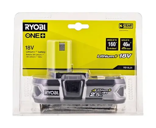 Ryobi RB18L25 Baterija 18 V 2,5 Ah Lithium+ One+