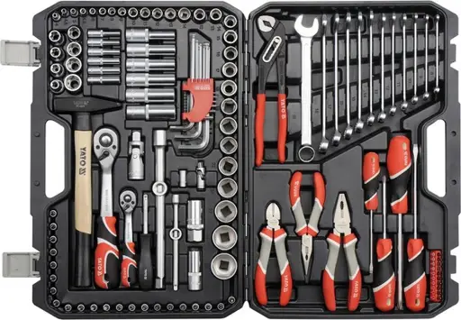 Yato YT-38901 Įrankių rinkinys XXL 1/4-1/2" 122 elementai