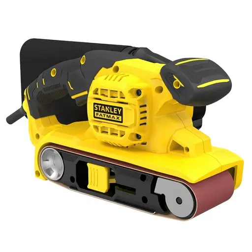Stanley FMEW204K Nešiojamasis šlifuoklis Juostinis šlifuoklis 380 RPM Juoda, Geltona