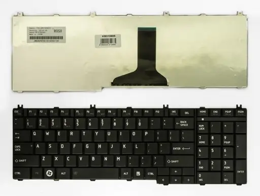 Klaviatūra TOSHIBA: Satellite C650, L650, L670