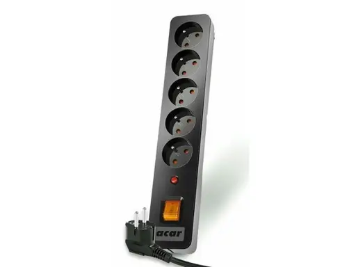 Surge Protector X5 1.5m black