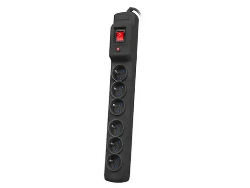 Power strip 5m multi M6 black M6 / 50 / CZ