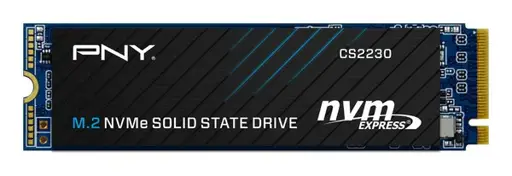 PNY CS2230 500 GB M.2 NVMe 3D NAND, Max Read 3,300 MB/s, Max Write 2,500 MB/s