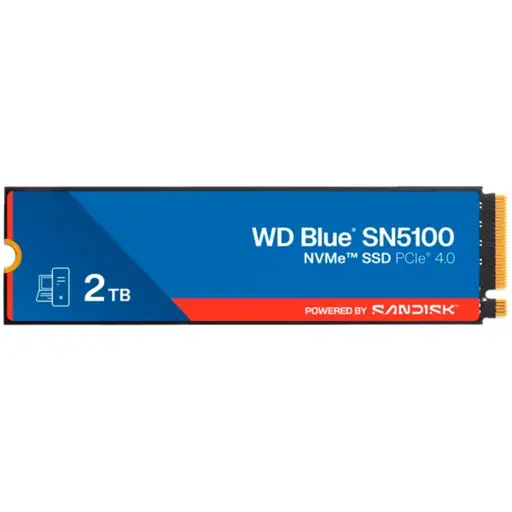 SSD POWERED BY SANDISK Blue SN5100 2TB M.2 2280 PCIe Gen4 x4 NVMe QLC 3D