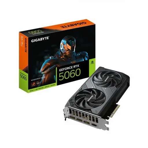 GIGABYTE GeForce RTX 5060 WINDFORCE OC 8GB GDDR7 3xDP 1xHDMI