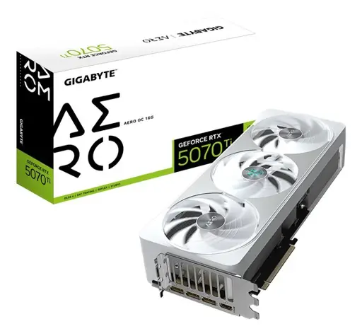 GIGABYTE GeForce RTX 5070 Ti AERO OC 16GB GDDR7 3xDP 1xHDMI VGA