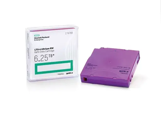 HPE LTO-6 Ultrium 6.25TB RW Data Cartridge Tuščia duomenų juosta 6,25 TB 1,26 cm