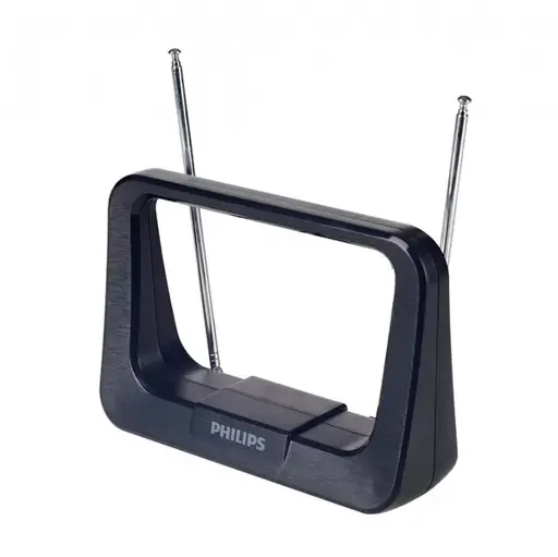 Indoor TV antenna with 1.8m coaxial cable, 75 Ohm, 3G/4G filter, DVB-T/T2