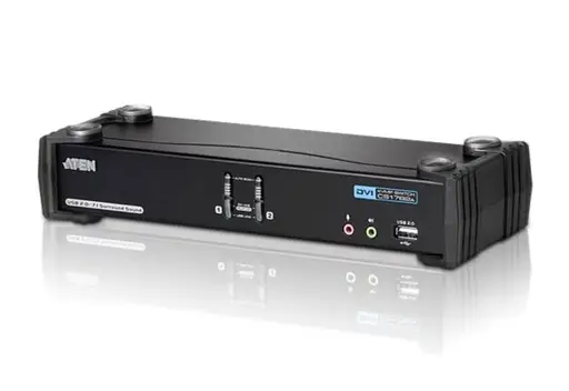2-Port USB DVI CH7.1 Audi KVMP Switch CS1782