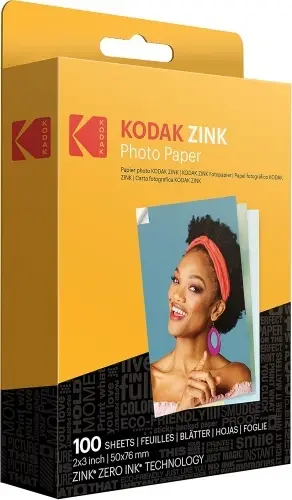 Kodak ZINK 2x3'' 50x76 mm 100 Sheets Fotopopierius