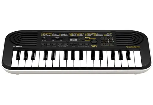 Casio SA-51 skaitmeninis pianinas 32 raktai Juoda
