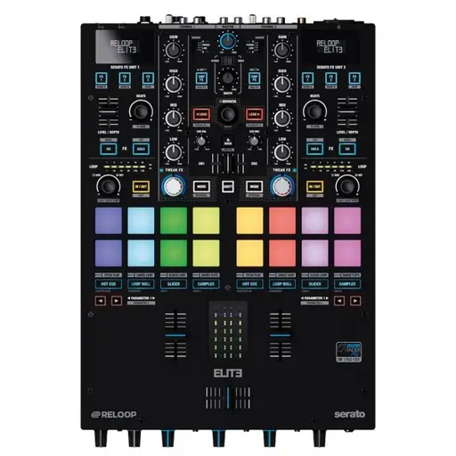 Reloop Elite – profesionalus DVS mikšerinis pultas, skirtas Serato DJ Pro