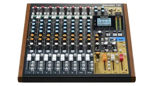 Tascam Model 12 12 kanalai 20 - 20000 Hz Juoda, Medis