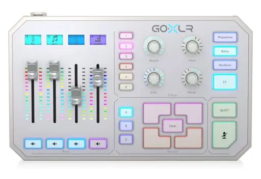 TC Helicon GO XLR-WH - USB garso maišytuvas ir sąsaja, balta
