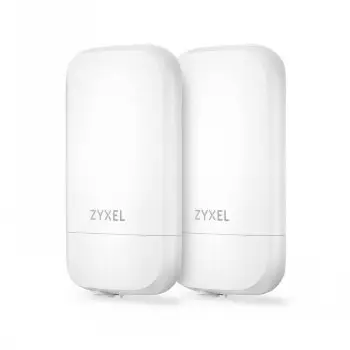 Outdoor Wireless Bridge Zyxel NWA55AXPTP AX2400 2.4GHz(1x1)/5GHz(2x2) PoE+ 1x1G IP55, Standalone/Nebula Cloud Managed, zasilacz w kpl., zestaw 2 szt, 5Ghz do 5 km