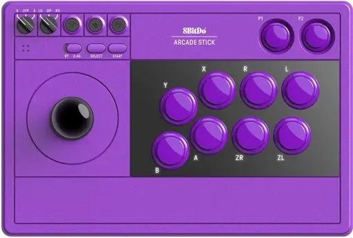 8BitDo Arcade Stick For Switch & PC (violetinis)