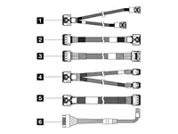 LENOVO ISG ThinkSystem SR650 V3 2.5inch Chassis Front BP1 SAS/SATA Cable Kit