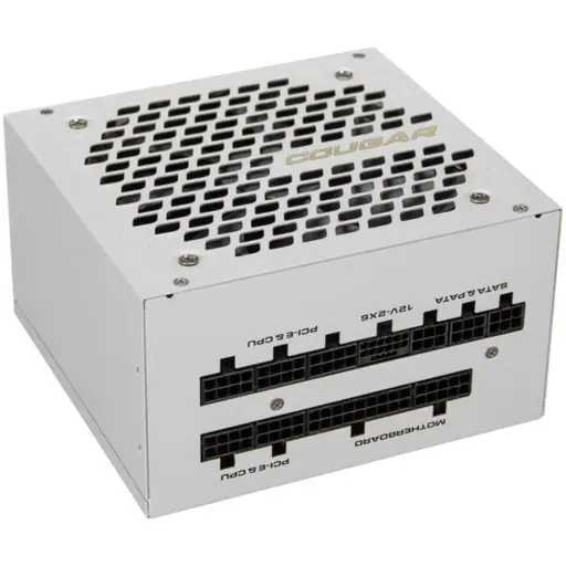 COUGAR GEXX2 1000 SNOW PSU,80 plus Gold, 1000W, Fully Modular, PCI-E 5.0 support, Color - WHITE