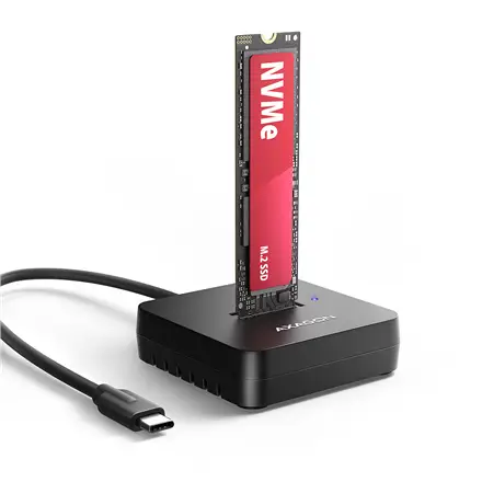 AXAGON USB-C 10Gbps docking station for M.2 NVMe SSD