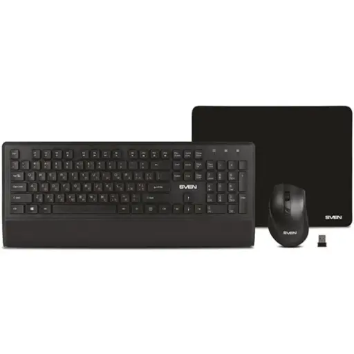 Wireless combo keyboard+mouse+pad KB-C3800W (104 keys.+12Fn, 800-1600DPI, 5+1 keys.)