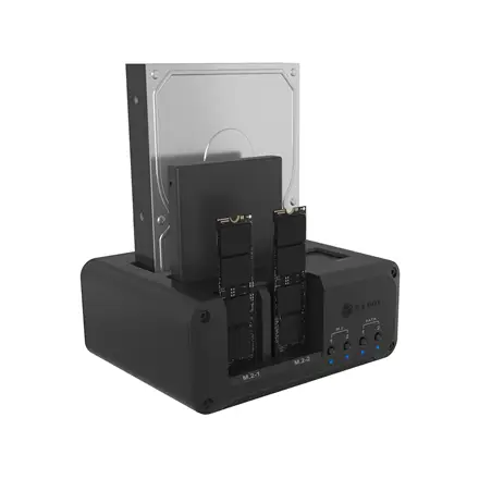 Raidsonic 4-bay Enclosure for 2x M.2 NVMe and 2x 2.5"/3.5" HDD/SSD