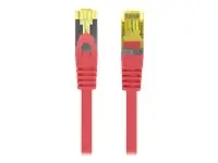 LANBERG Patchcord Cat.6A S/FTP LSZH CU 2m red