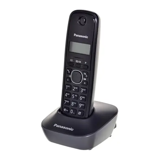 Panasonic KX-TG1611 telefonas DECT telefonas Juoda Skambintojo ID