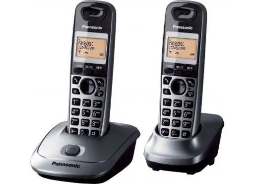 Panasonic KX-TG2512 DECT telefonas Nero Skambintojo ID