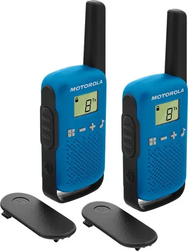 Motorola TALKABOUT T42 abipusio radijo ryšio įrenginys 16 kanalai Juoda, Mėlyna