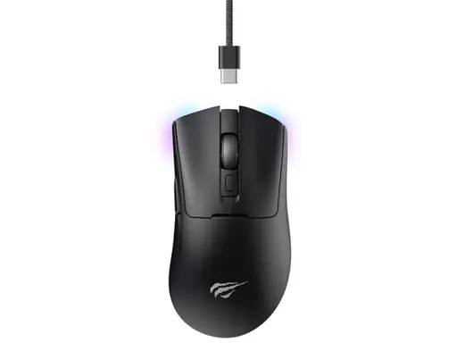 Havit MS966WB - žaidimų belaidė pelė, juoda