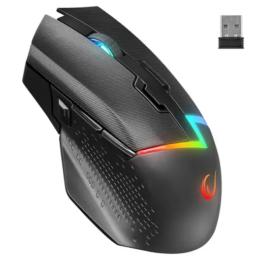 RAMPAGE BELAIDĖ PELĖ DROP M3 V2 24000 DPI JUODA