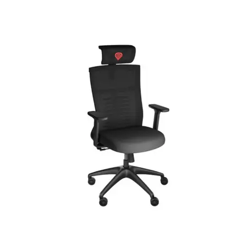 Biurko GENESIS Holm 300 RGB Czarne 120 cmx60 cm + ASTAT 200 G2 Czarny (NFG-1943)