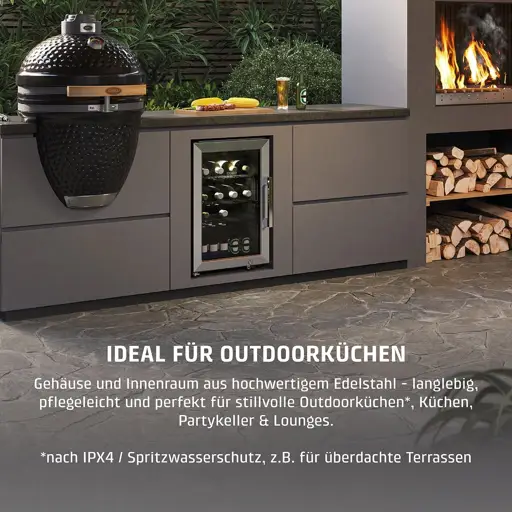 Caso 710 BBQ Deluxe-L Black Smart Barbecue cooler, Built-in, 63L, Black