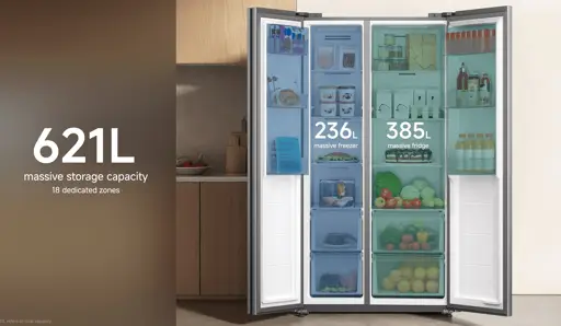 Xiaomi Mijia Refrigerator Side-by-Side 621L