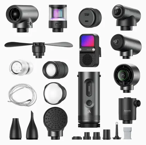 AECOOLY CamperPack – Modulinis stovyklavimo rinkinys USB-C 25,9 Wh IPX7