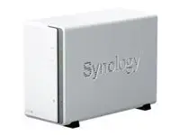 SYNOLOGY DS223j DiskStation 2-bay NAS server - Realtek RTD1619B, 1GB DDR4, 2x 2.5"/3.5" HDD/SSD, 1x 1GbE, 2x USB 3.2 Gen1, WoL/W